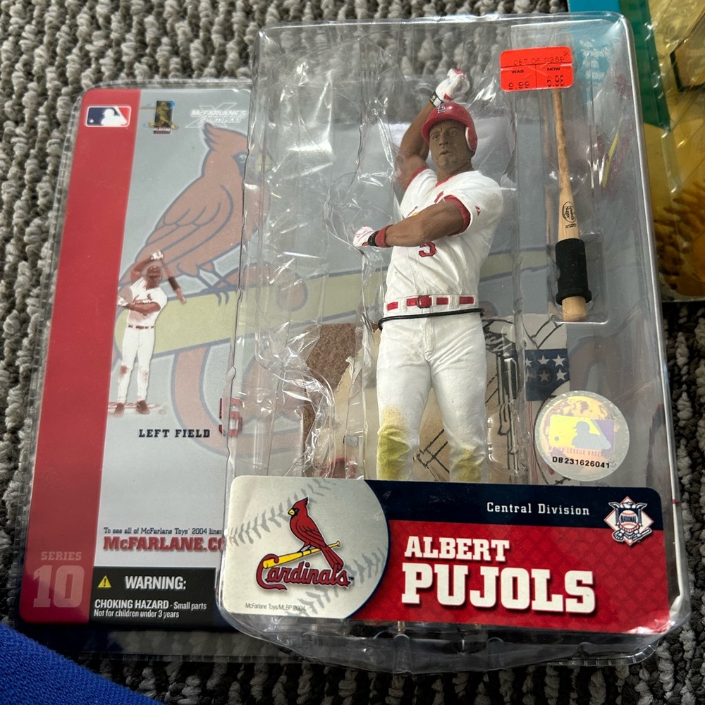 MLB Albert Pujols Action Figure – White and Red Cardinals